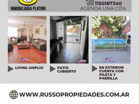 Venta Casa 4 Ambientes San Justo