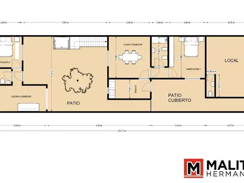 Casa en Venta de 2 dormitorios