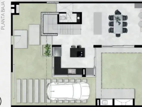 Casa 4 ambientes con 2 baños