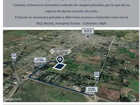 Terreno en venta de 840m2 ubicado en Cañuelas