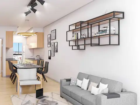 Departamento Monoambiente con 1 baño