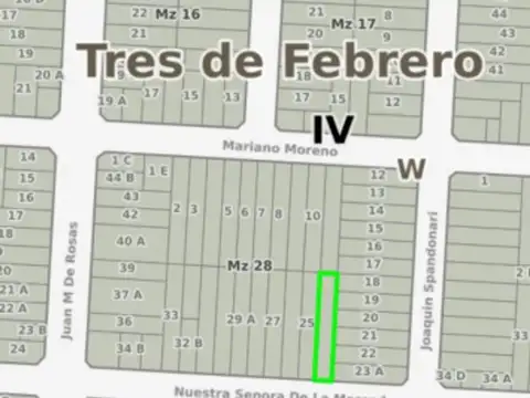 Terreno en Venta en Caseros, USD 150.000