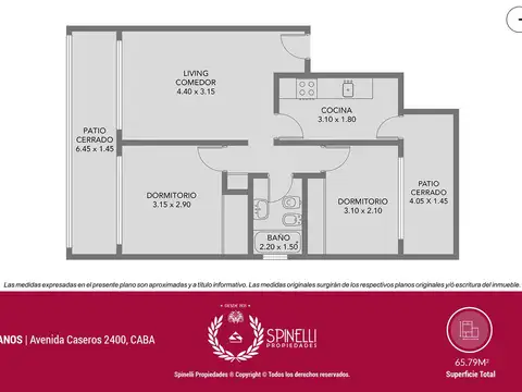 Departamento en Venta 20 años