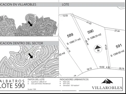 Terreno en Venta en Villarobles, USD 140.000