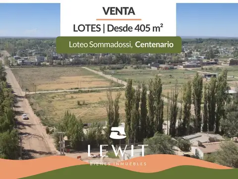 Venta lote | Loteo Sommadossi | Centenario | Neuquén