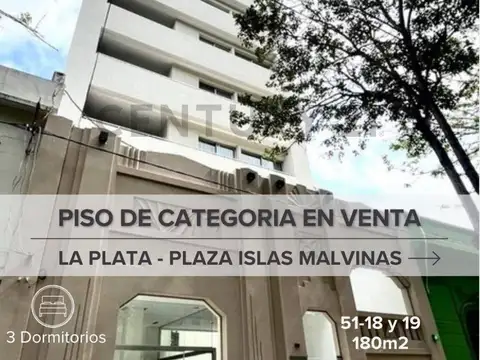 Venta de Departamento en La Plata 3 dormitorios piso de categoria