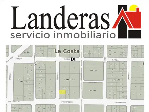 Lote en Ante-esquina a pasitos de Av. Pueyrredón