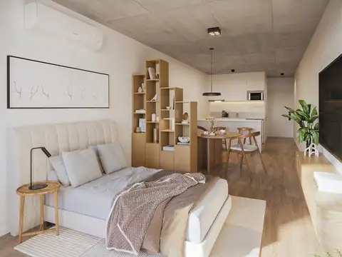 Departamento Monoambiente con 1 baño