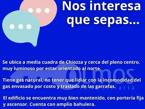 Departamento en Venta de 3 ambientes