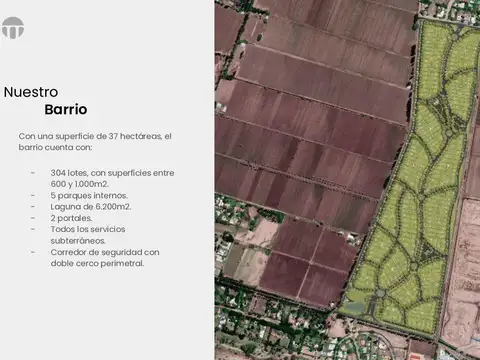 Terreno en Venta 25  mts Fondo