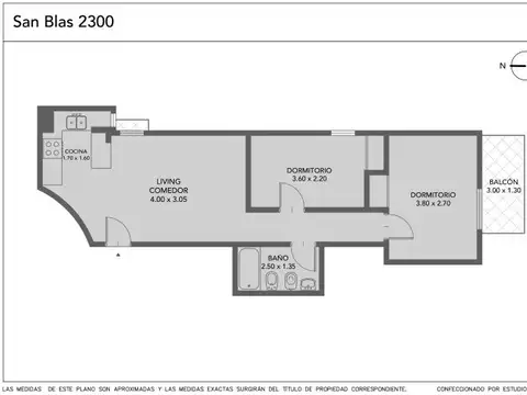 Departamento en Venta de 3 ambientes
