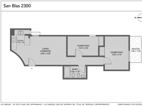 San Blas al 2300 , Piso 8