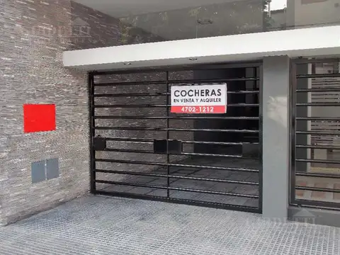Venta Cochera cubierta a estrenar en Boedo - 12 m²