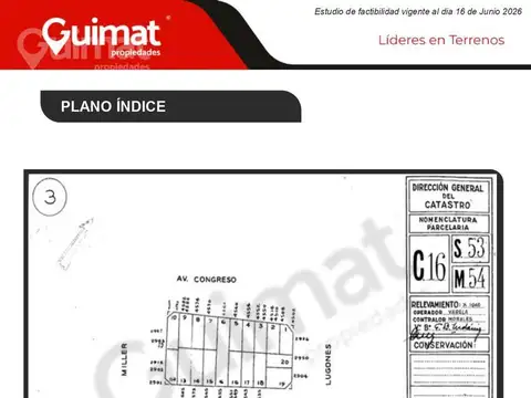 Terreno en Venta en Villa Urquiza, USD 2.650.000