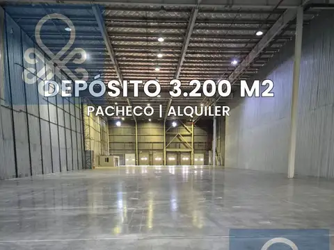 Depósito en Alquiler en predio logístico cerrado de 3.200 m2