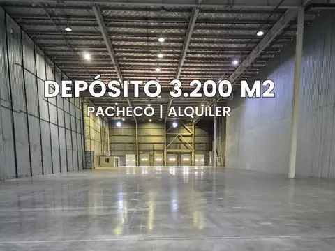 Depósito en Alquiler en predio logístico cerrado de 3.200 m2