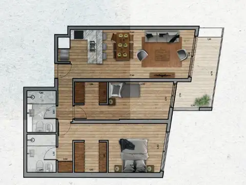 Departamento en Venta en Punta Carretas, USD 309.000