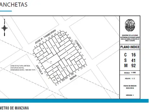 Terreno en NUÑEZ -  Ideal Construcción con Amenities. 957 M2 Construibles. Excelente Zona
