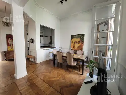 Departamento 3 ambientes con Patio en San Telmo en Alquiler Temporario