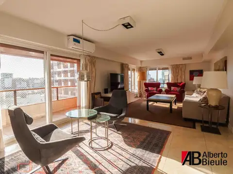5 ambs, amplias vistas, piso alto, todo exterior, Palermo Chico