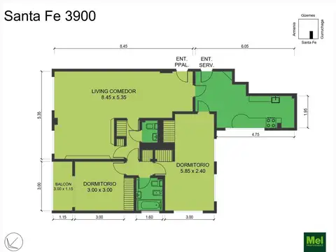 Avenida Santa Fe 3900