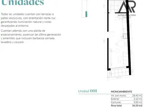 Departamento en Venta en Cordón , USD 113.000