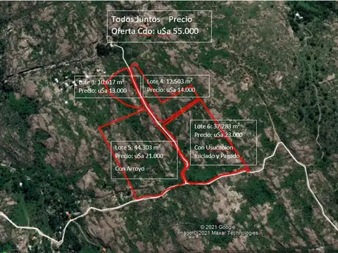 TERRENO EN VENTA EN MINA CLAVERO DERECHOS POSESORIOS