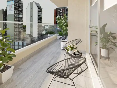 Departamento 2 ambientes con 1 baño