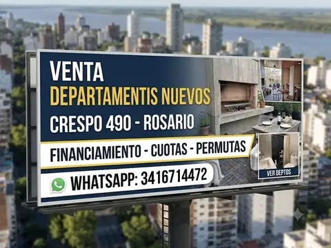 Departamento en Venta de 1 dormitorio