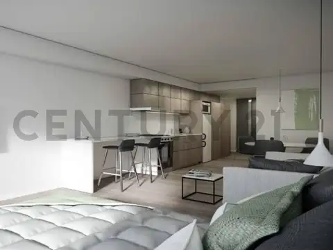 Departamento Monoambiente con 1 baño