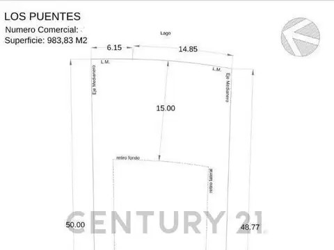 Terreno en Venta en Nordelta Los Puentes, USD 645.000
