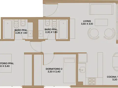 Departamento en Venta En construcción