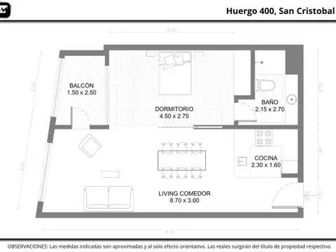 Departamento en Venta en San Cristóbal, USD 225.000