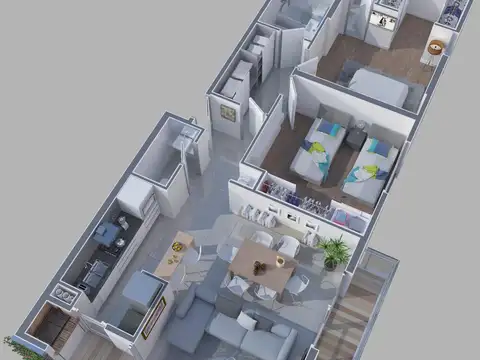 Departamento en  zona perla