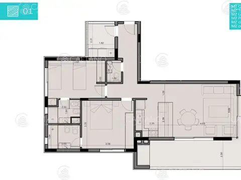 Departamento en Venta de 2 dormitorios