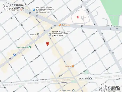 VENTA COCHERA CUBIERTA VILLA DEL PARQUE  COMPLEJO SUSAN SEGURIDAD 24 HS ESQUINA CUENCA