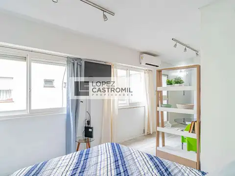IMPECABLE! Muy luminoso! Todo a nuevo! AMOBLADO Y EQUIPADO! Lavadero propio! Bajas expensas! Apto profesional! Vigilancia! UNICO! OPORT!