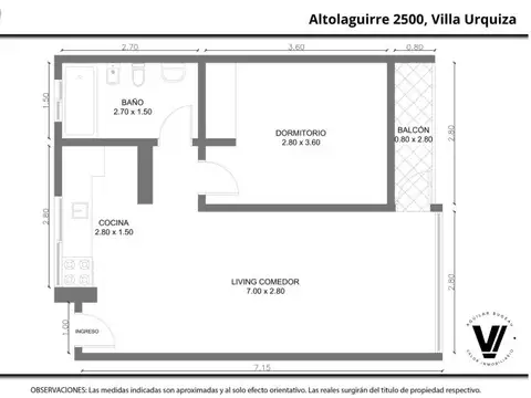 Departamento en Alquiler de 2 ambientes