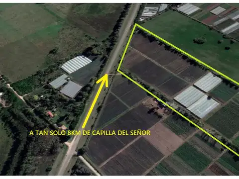 Excelente CAMPO 9 Has. RUTA 192 Capilla - Robles, AGROPECUARIO 200Mts de FRENTE A RUTA