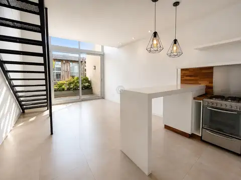 Casa 2 ambientes con 2 baños