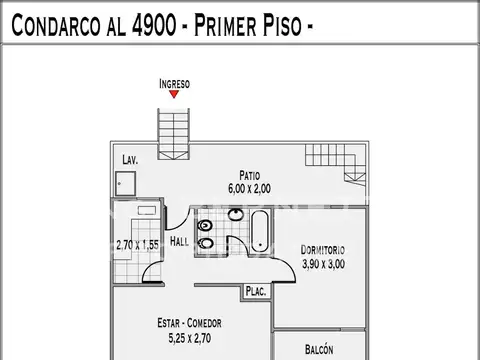 Depto Tipo Casa en Venta de 2 ambientes