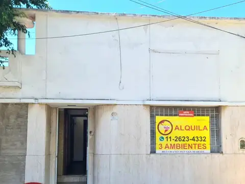 ALQUILER DEPTO 3 AMB APTO PROFESIONAL EN SAN MARTIN
