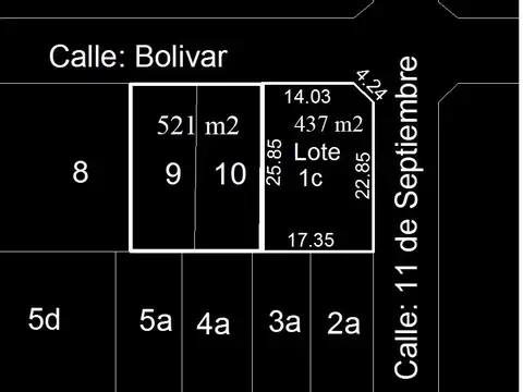 Terreno en Venta, FOT 2,5