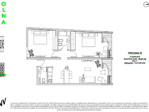 Departamento 3 ambientes a estrenar en Balvanera, full amenities, entrega 2026