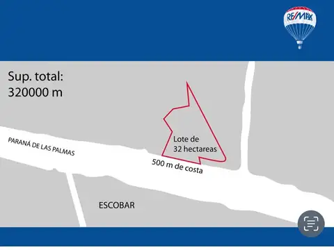 VENTA LOTE 32 HECT. ISLAS Rio Delta del PARANA