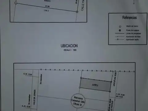 Terreno en Venta de 1237,0 m2