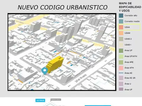 Terreno en Venta en Villa Crespo, USD 970.000