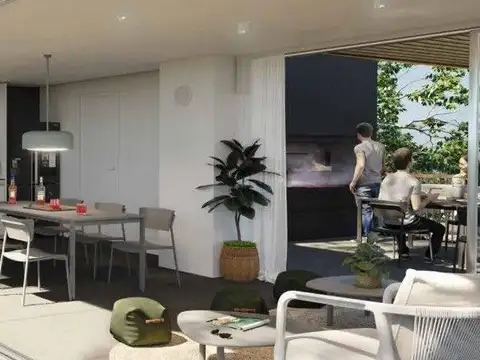Departamento Monoambiente con 1 baño