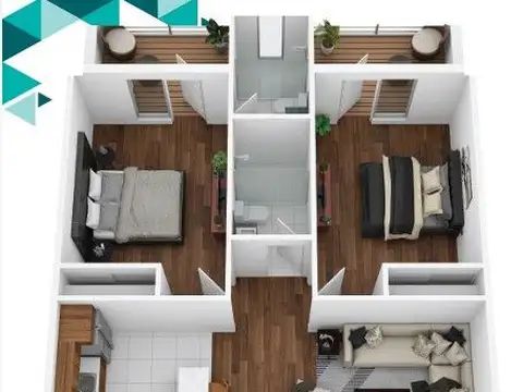 Departamento en Venta de 2 dormitorios