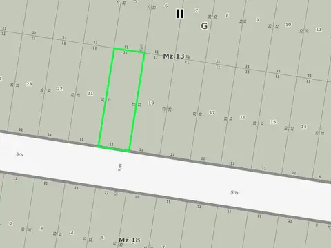 Terreno venta - 11x35mts - 385mts2 totales - Balneario Sauce Grande